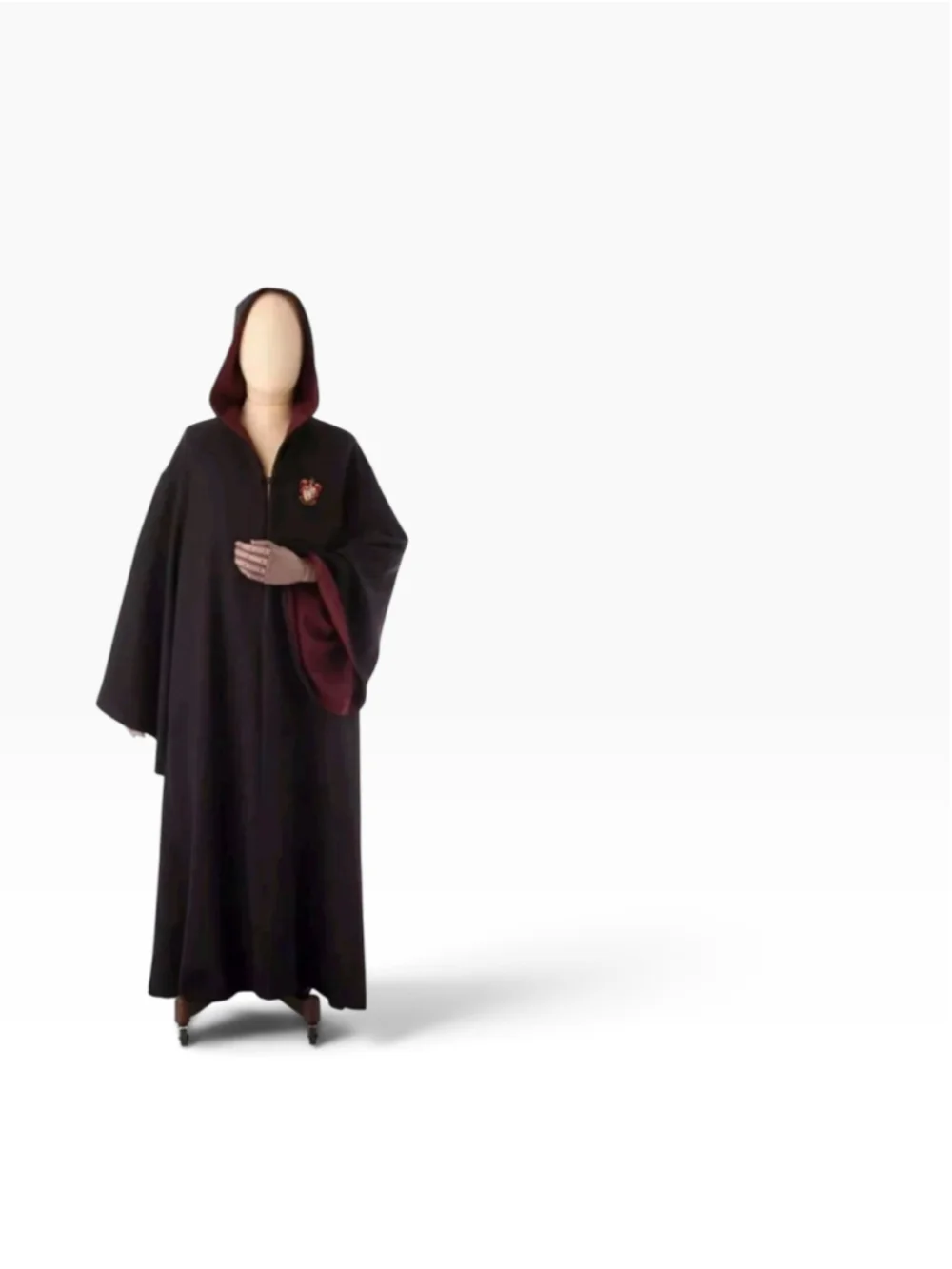UNISEX Harry Potter Gryffindor Robe Size XXS Black Maroon UNIVERSAL STUDIOS